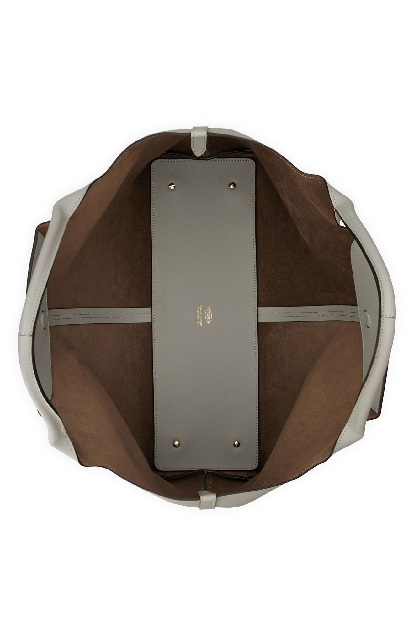 Tod's Medium Leather Shopping Bag in Gabbiano/Palude at Nordstrom - 2