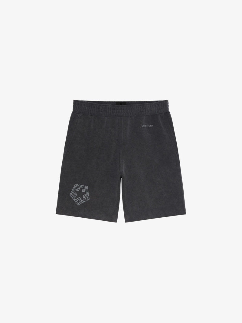 BERMUDA SHORTS IN PRINTED FELPA - 1