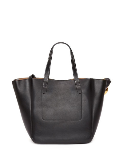 JW Anderson logo-detail leather tote bag outlook