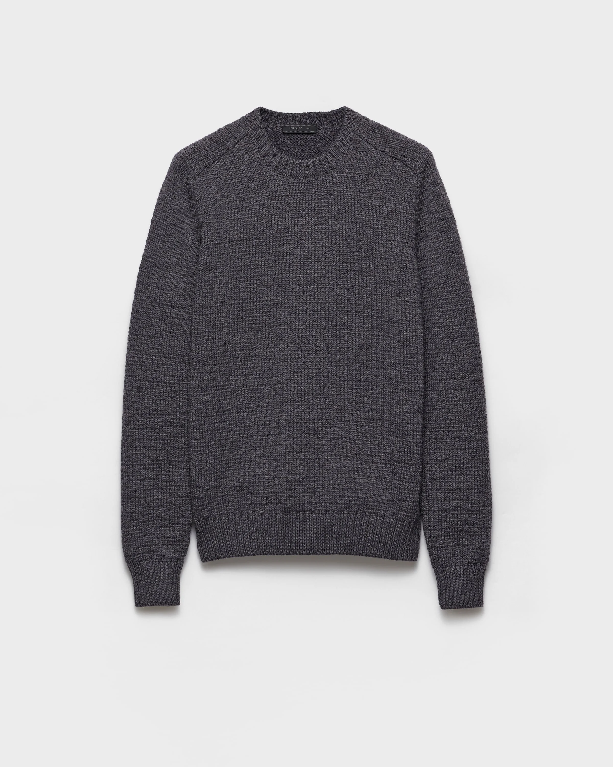 Wool crew-neck sweater - 1