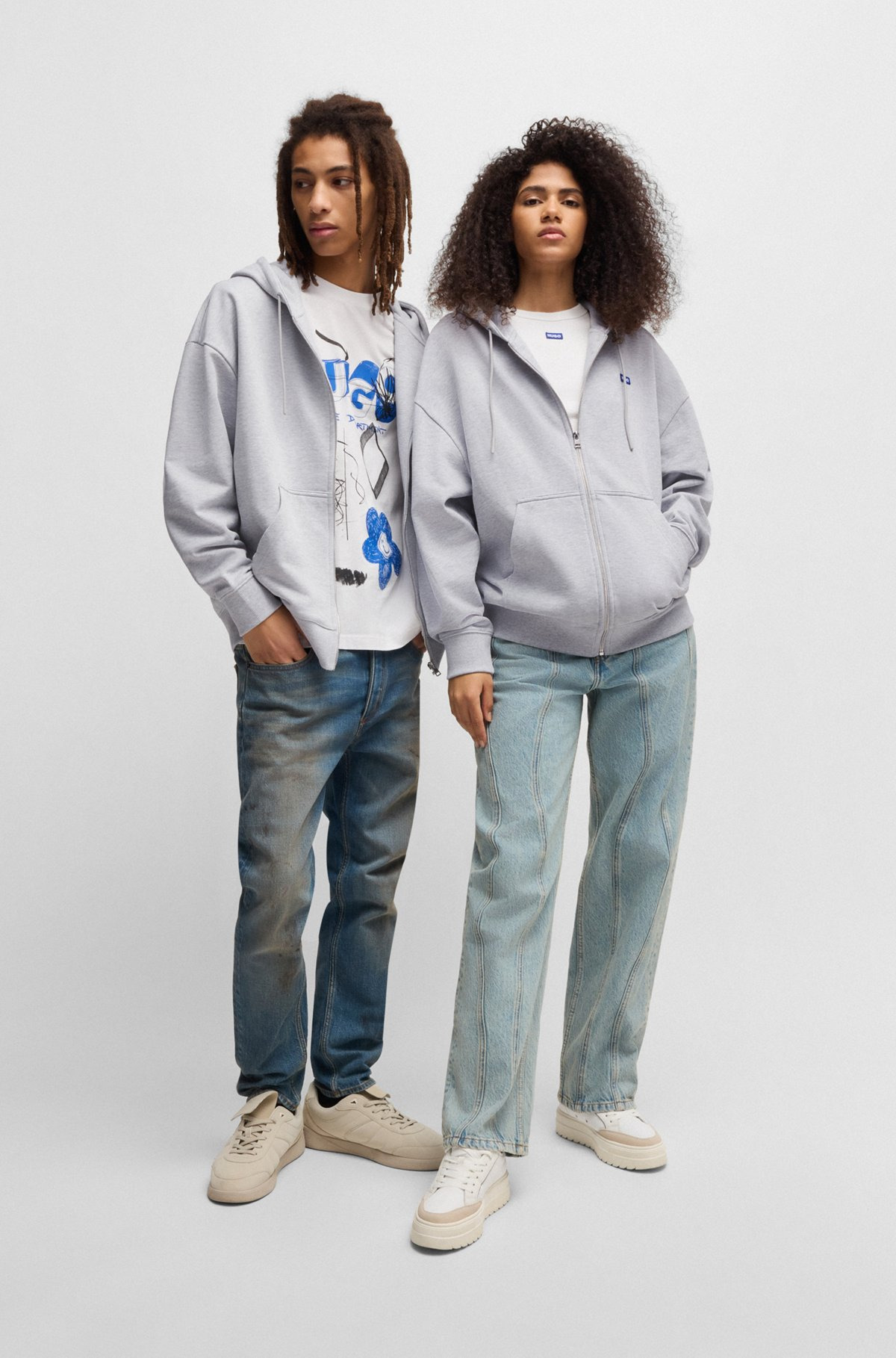 ALL-GENDER RELAXED-FIT HOODIE IN COTTON TERRY - 3