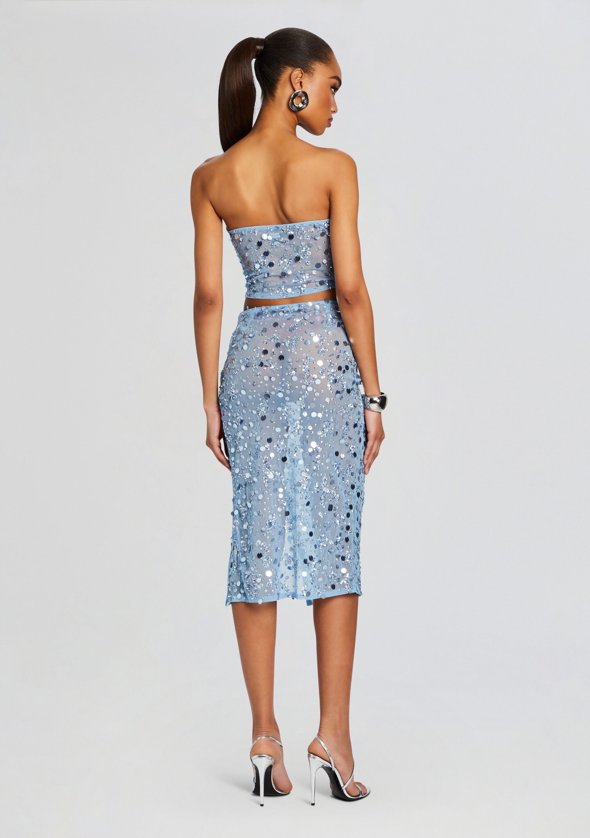 MIRAGE EMBELLISHED SKIRT - 4