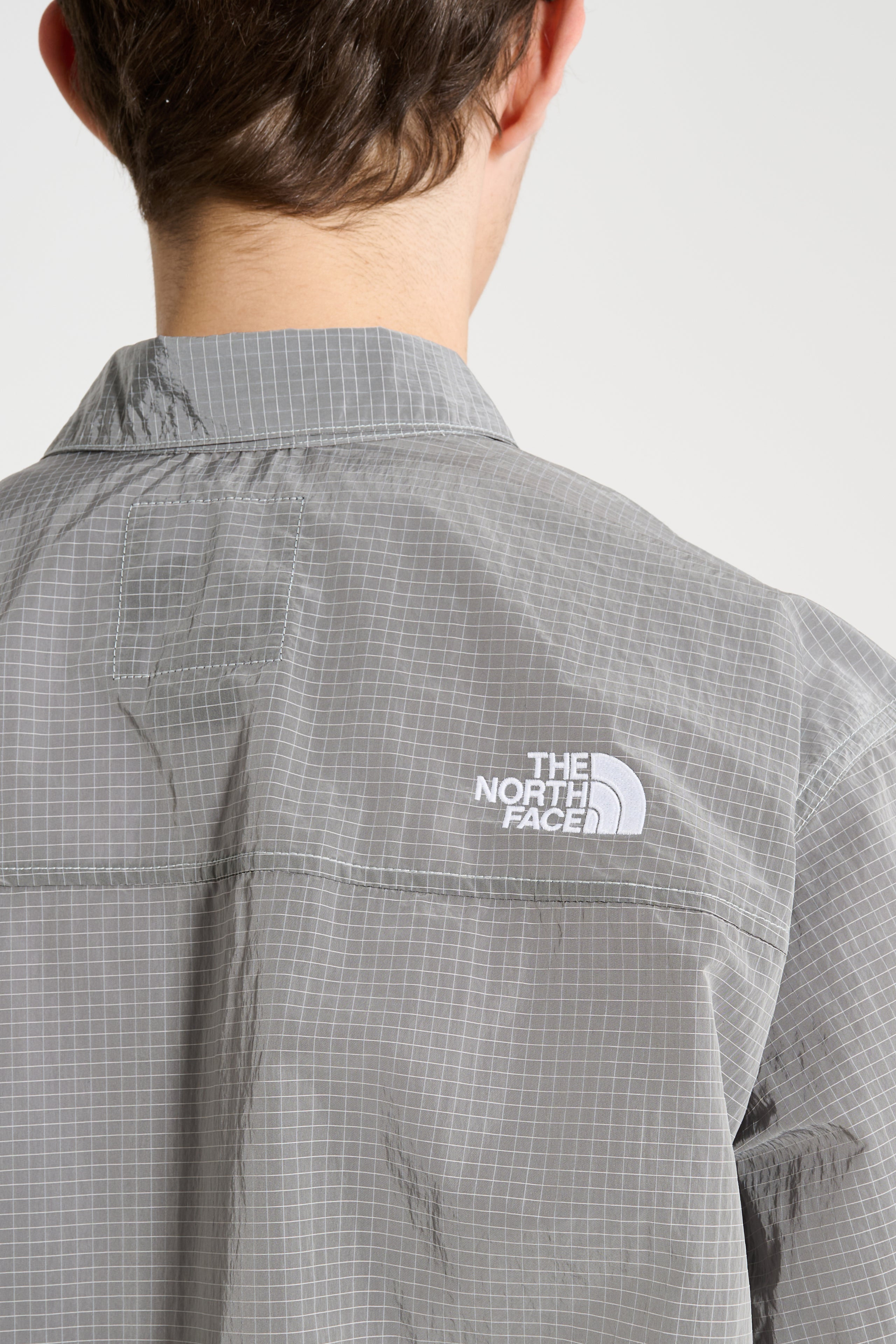 THE NORTH FACE FABRIC MIX SHORT SLEEVE SHIRT HIGH RISE GREY - 7