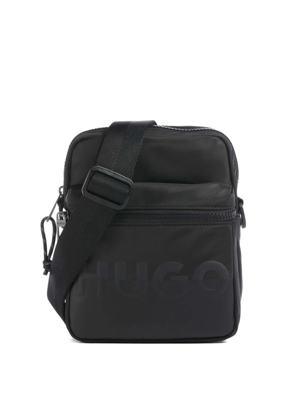 logo-embossed shoulder bag - 1