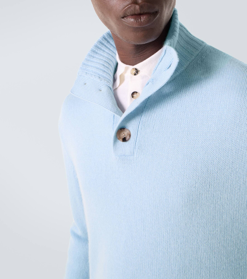 Wool and cashmere turtleneck sweater 6