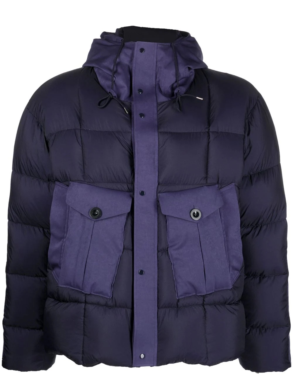 hooded padded jacket - 1