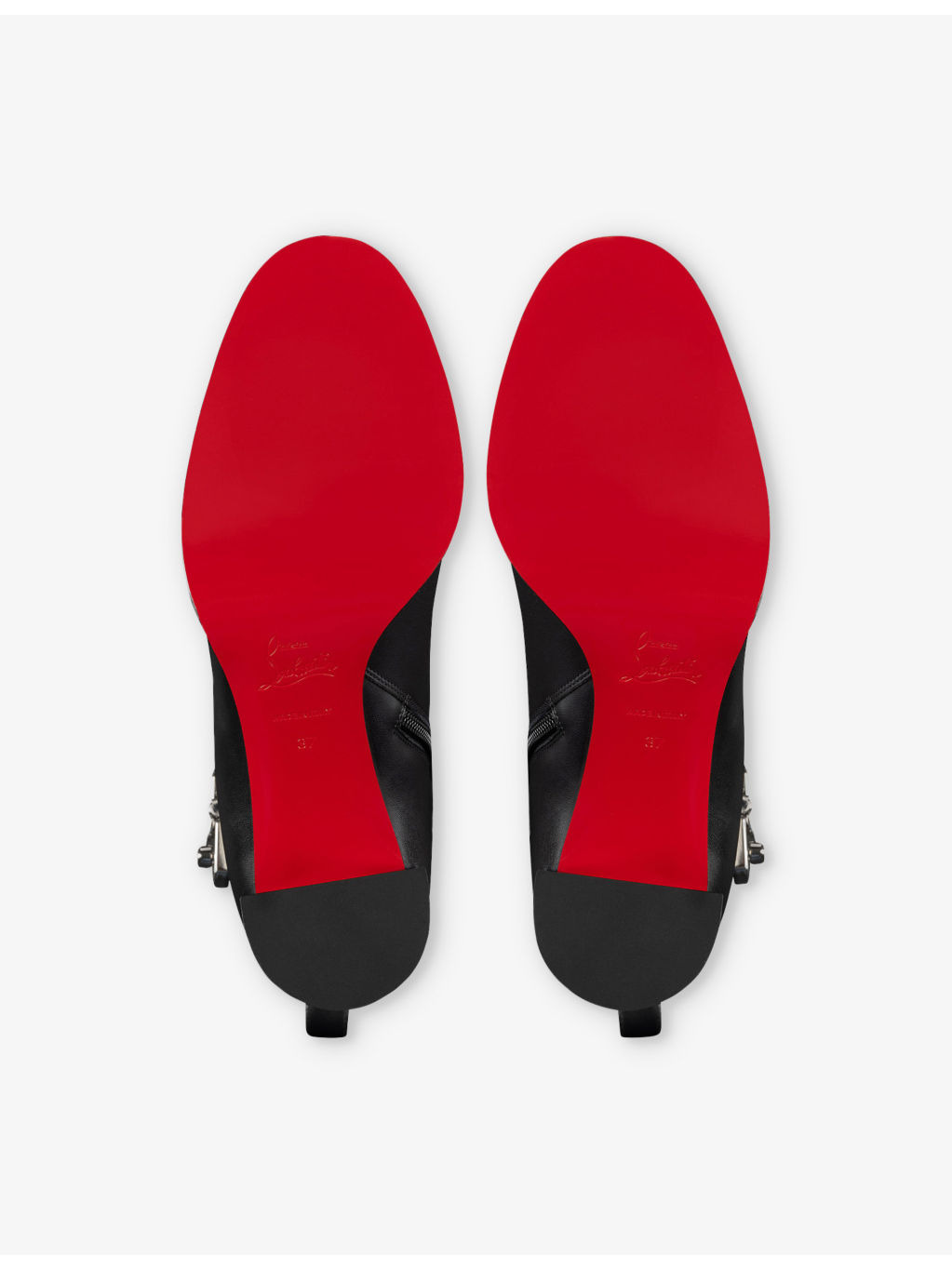 Booty Lock 70 leather heeled courts - 5