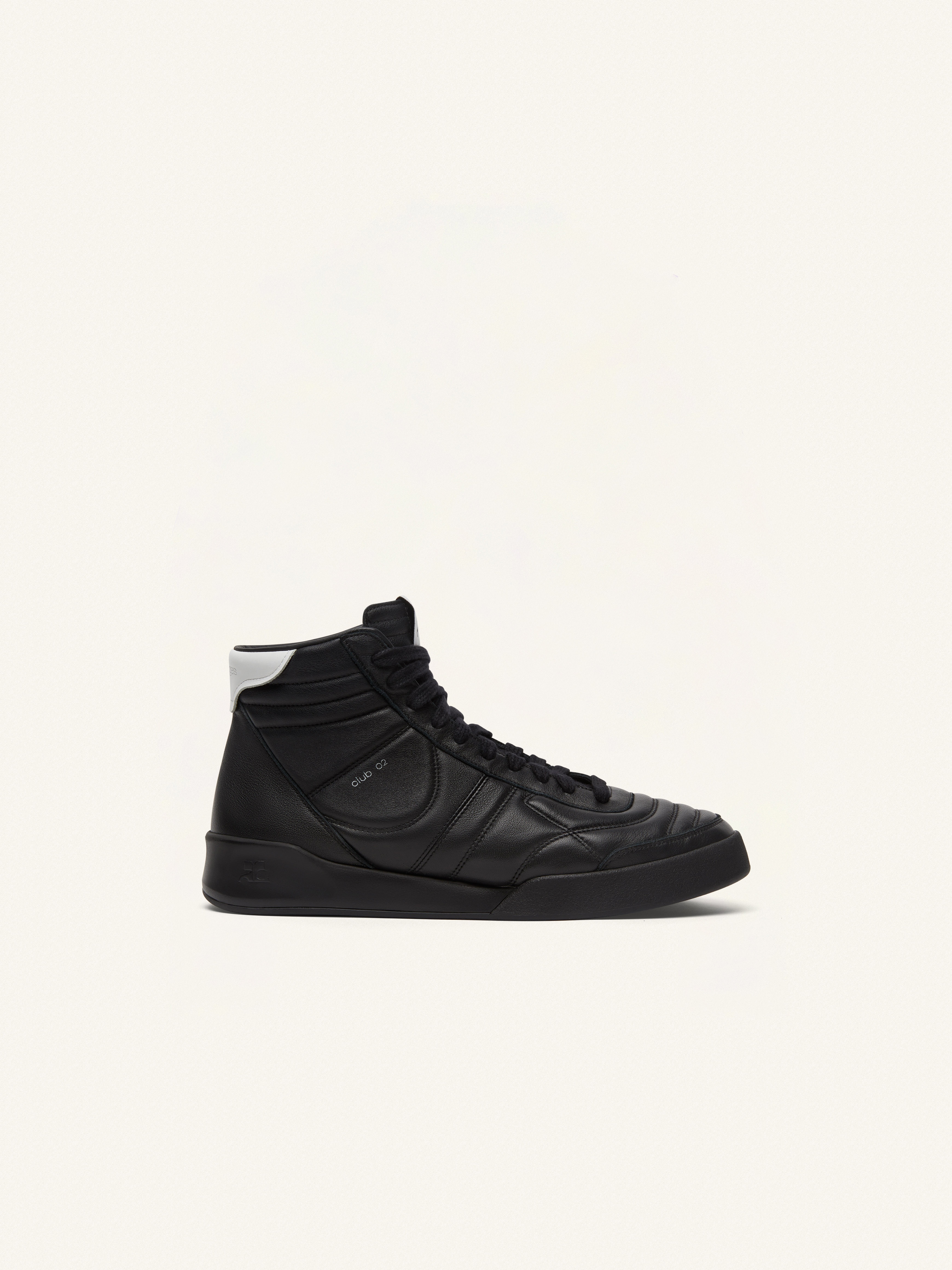 CLUB02 MID LEATHER SNEAKERS - 1