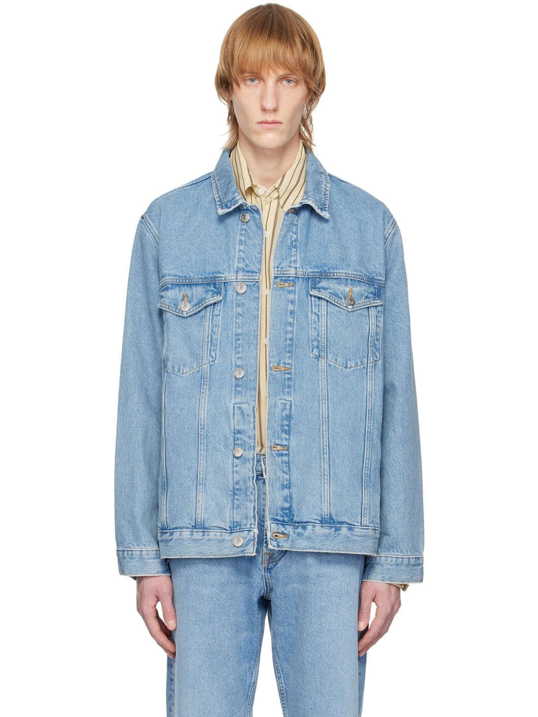 Blue Nicole Denim Jacket - 1