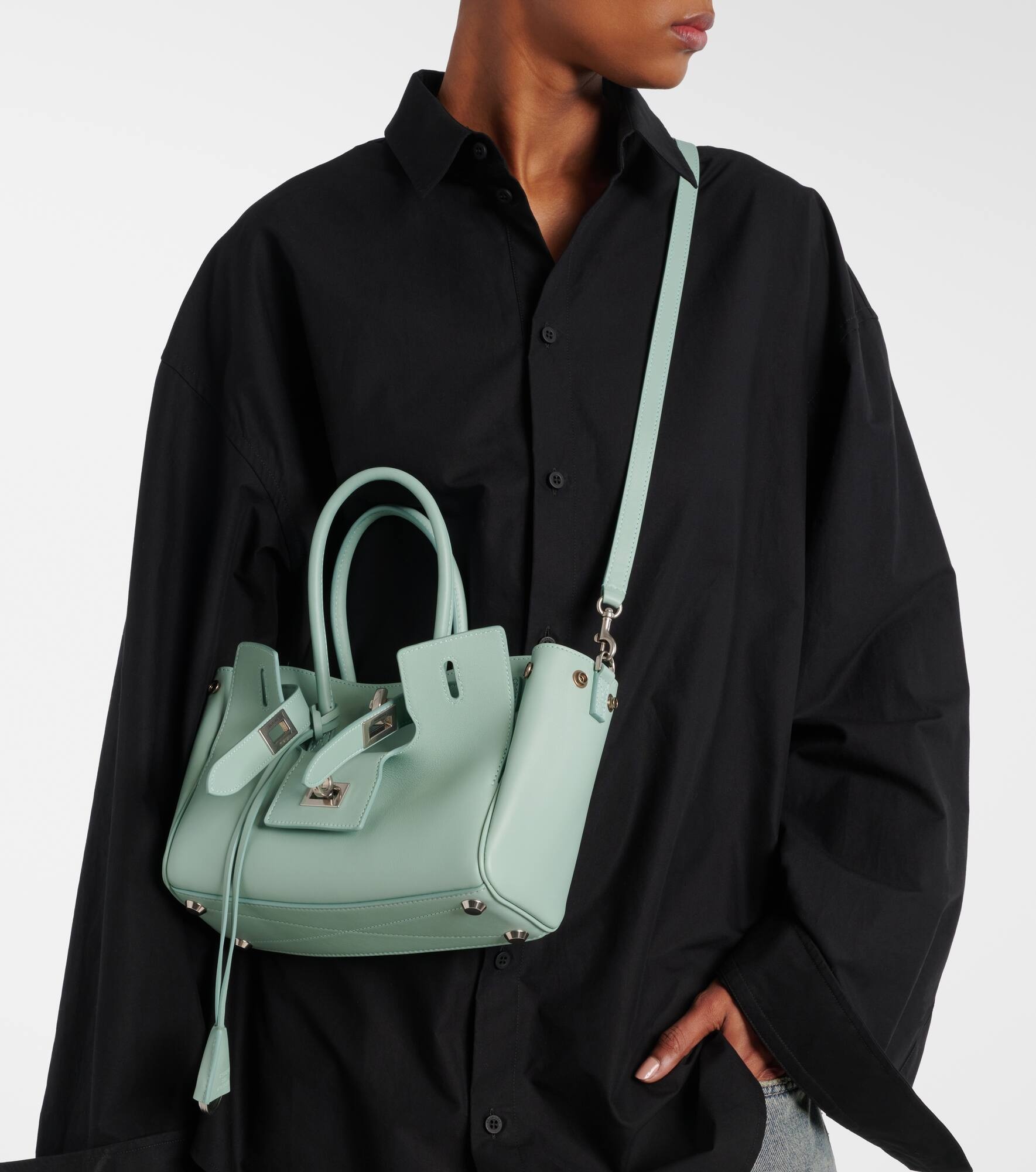 Bel Air Mini leather tote bag - 6