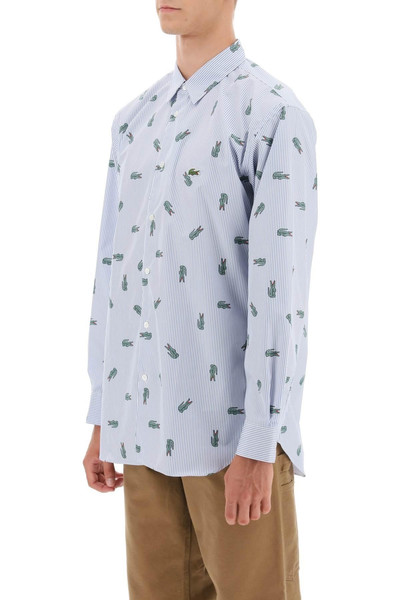 Comme des Garçons SHIRT X LACOSTE OXFORD SHIRT WITH CROCODILE MOTIF outlook