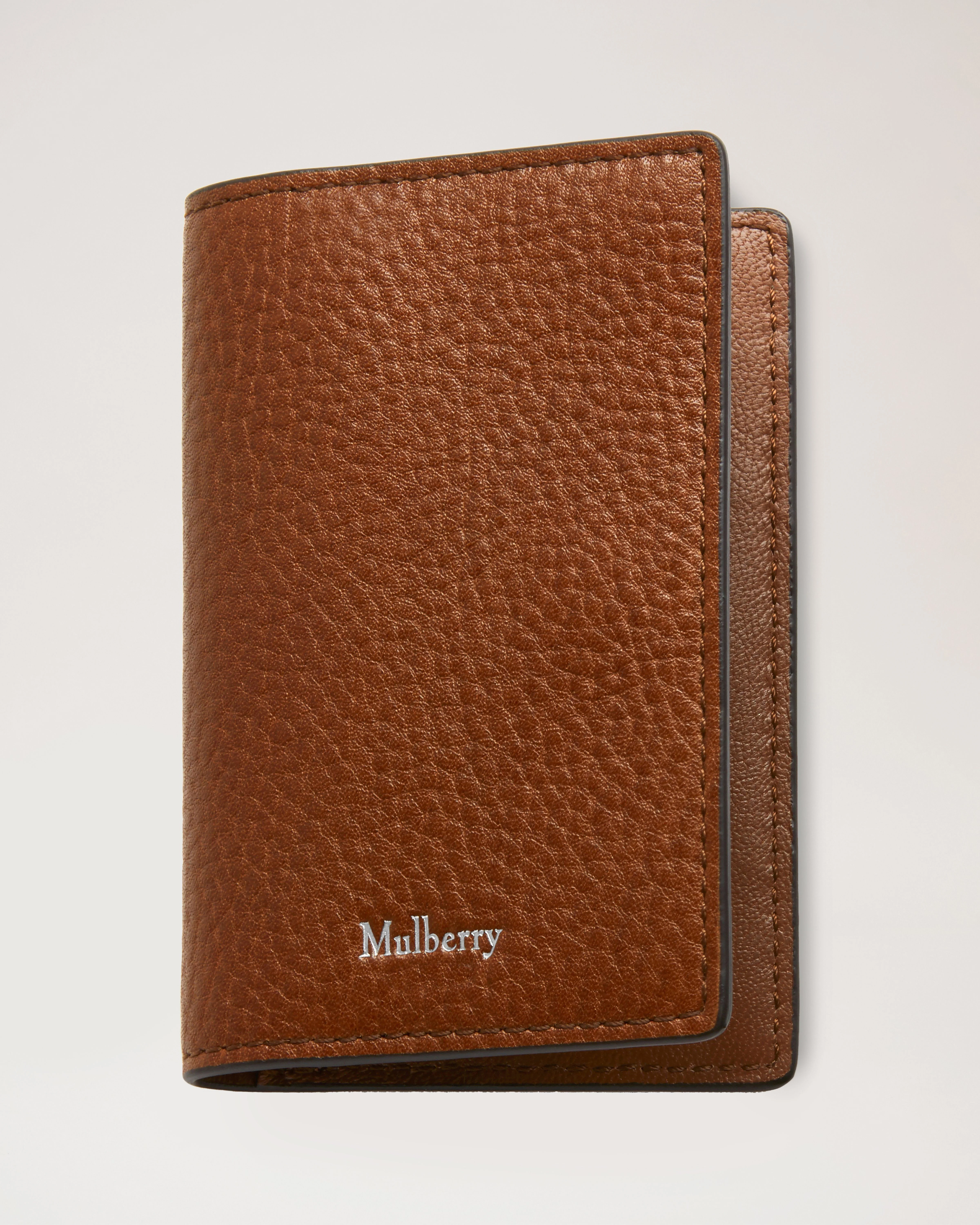 Card Case Oak Two-Tone Small Classic Grain - 1