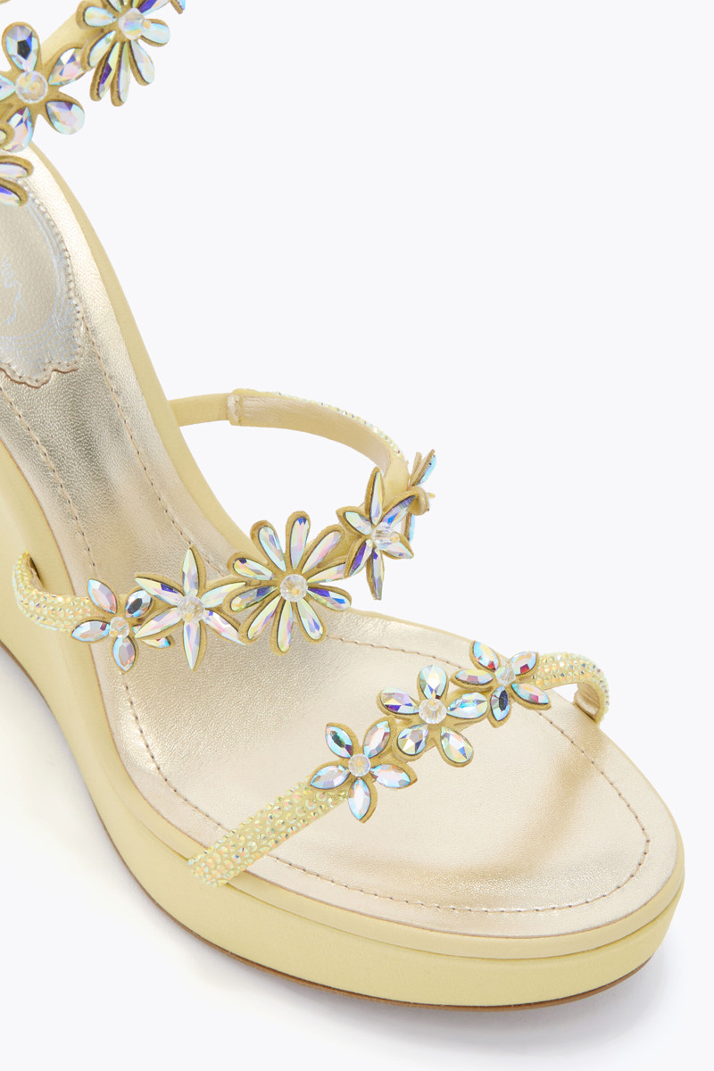 KASSIE YELLOW WEDGE SANDAL 105 4