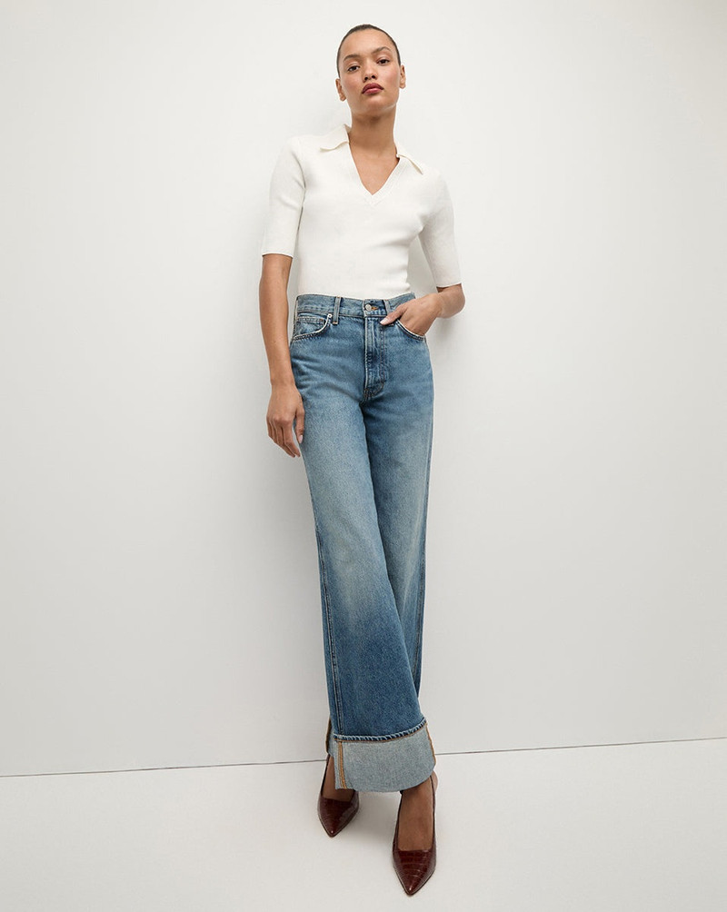 TAYLOR CUFFED WIDE-LEG JEAN 4
