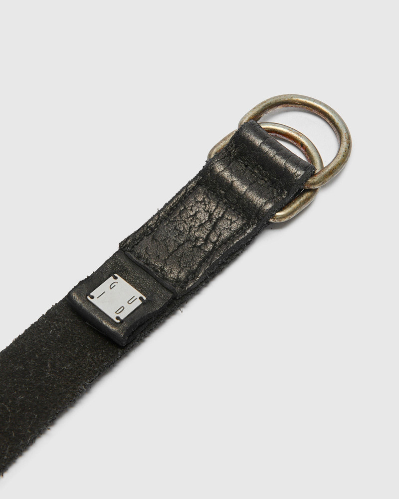 BLT17 Universal Belt in Black Full Grain Bison Leather 3