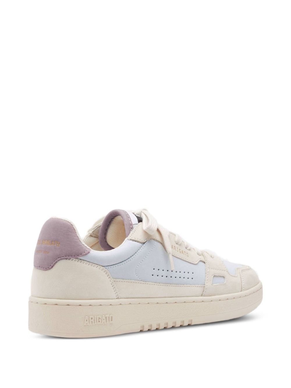 Dice Lo perforated-panel leather trainers - 4