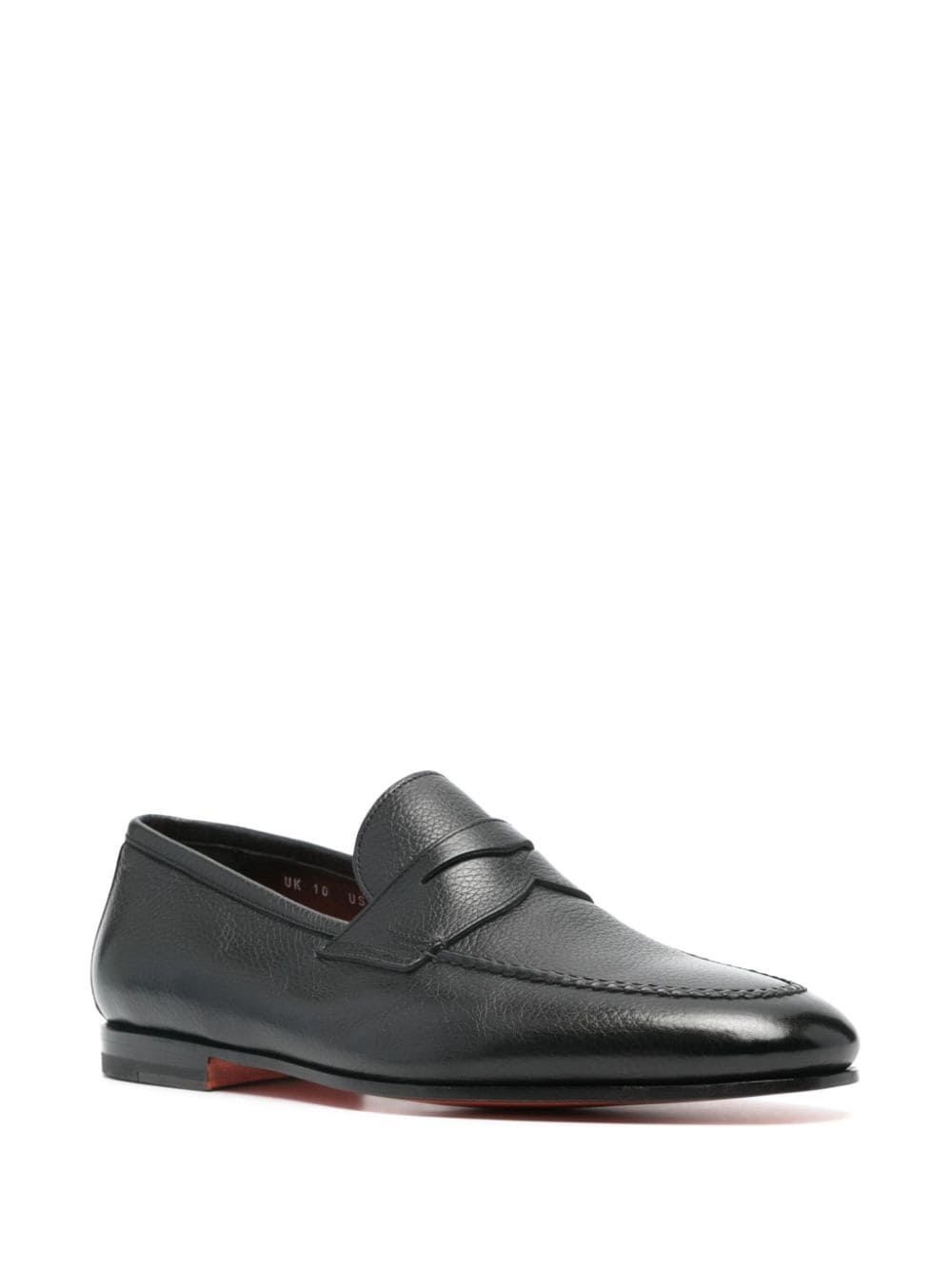 penny-slot leather loafers - 2