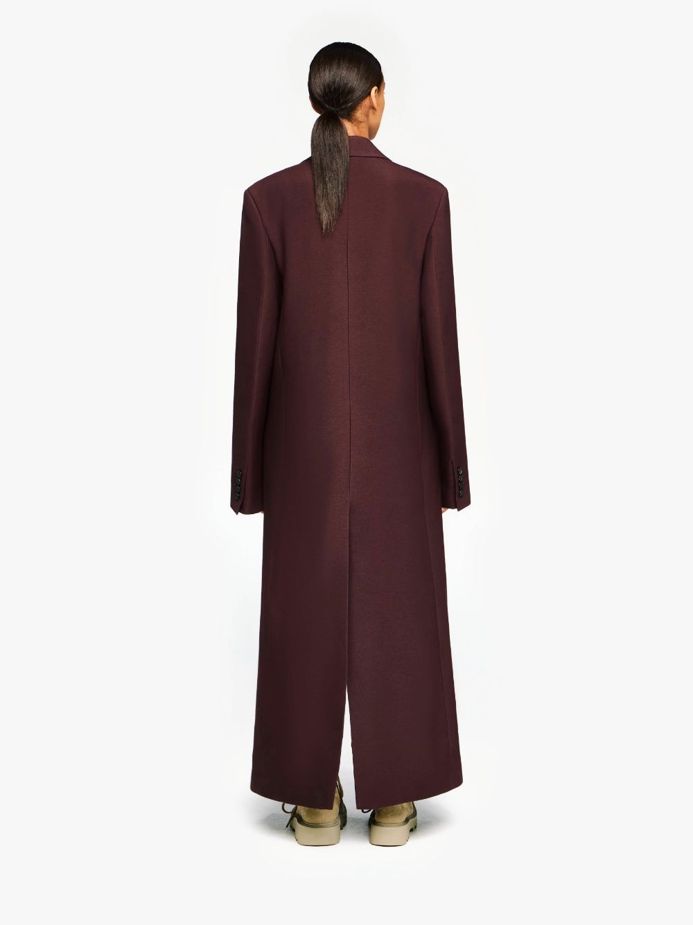 LONG COAT WITH SATIN HANDKERCHIEF - 3