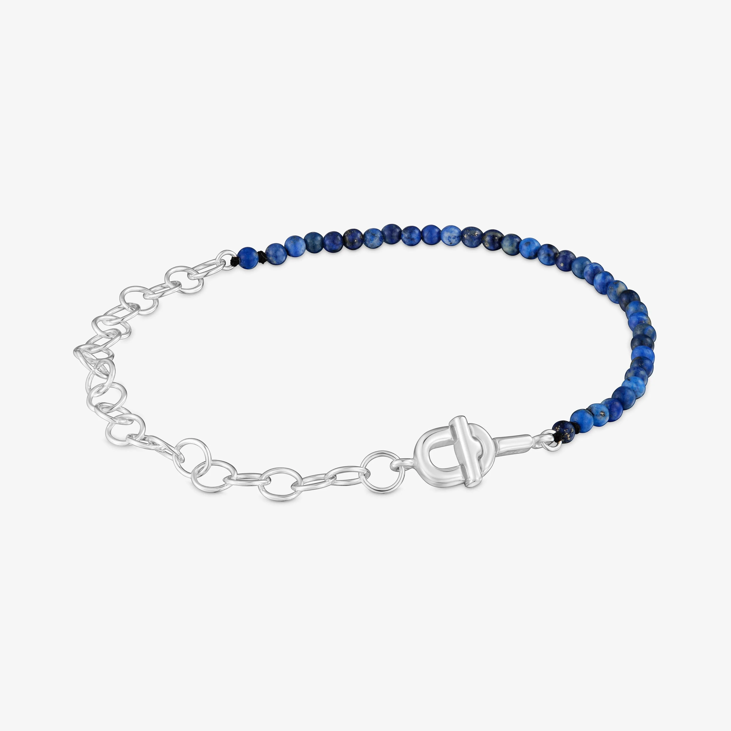 Silver and lapis lazuli Chain bracelet TOUS MANIFESTO - 1