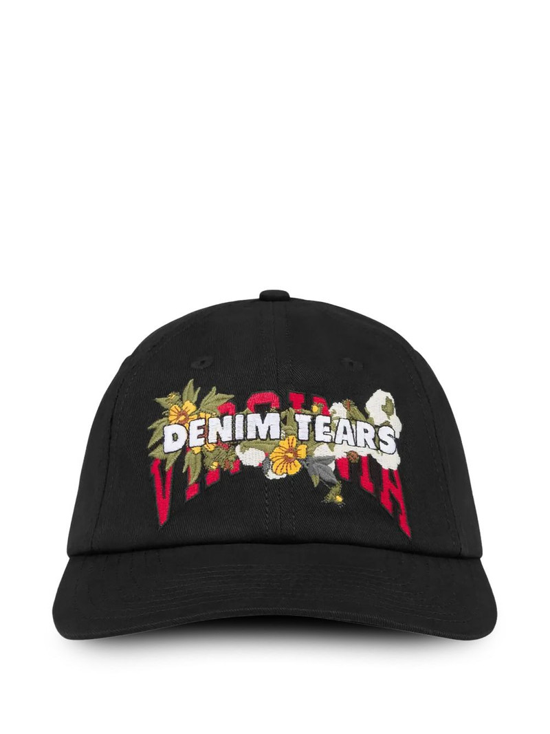 Virginia floral-embroidered cap 1