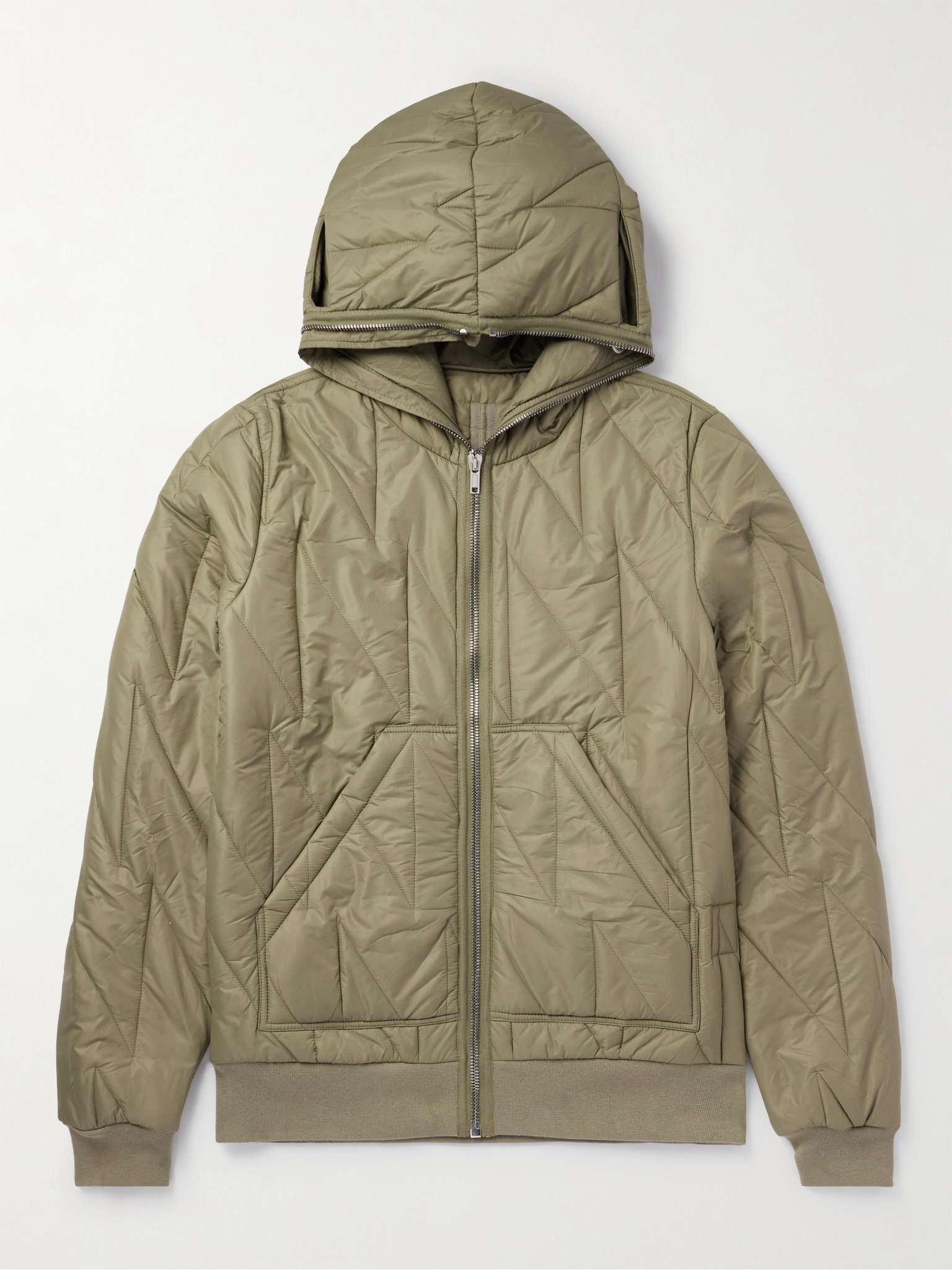 Quilted Shell Hooded Jacket - 1