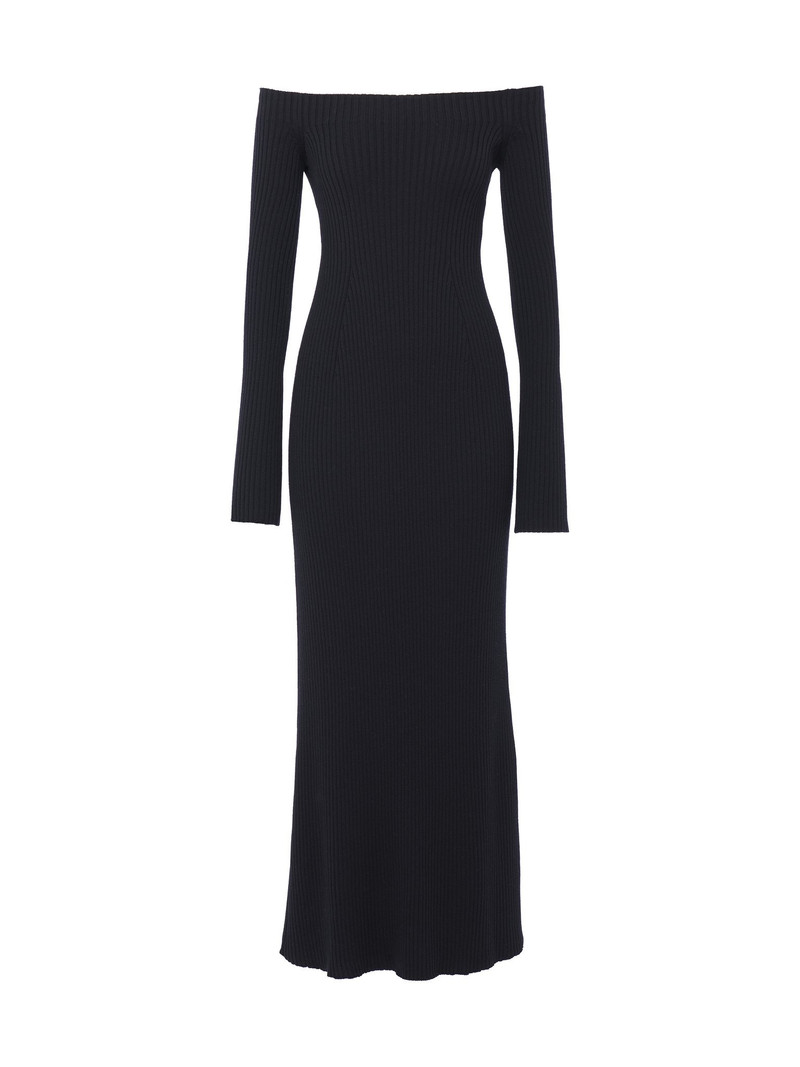 FITTED OFF-THE-SHOULDER DRESS 1