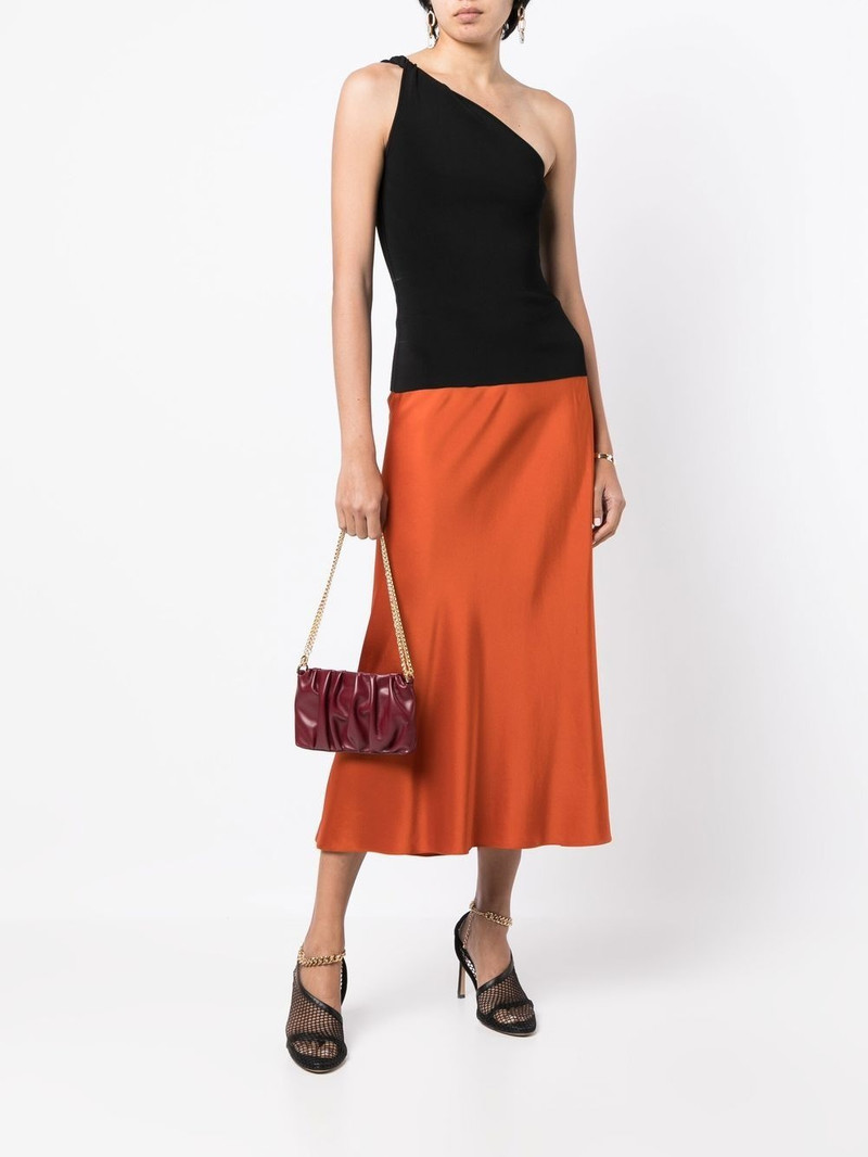 GALVAN one-shoulder sleeveless top outlook