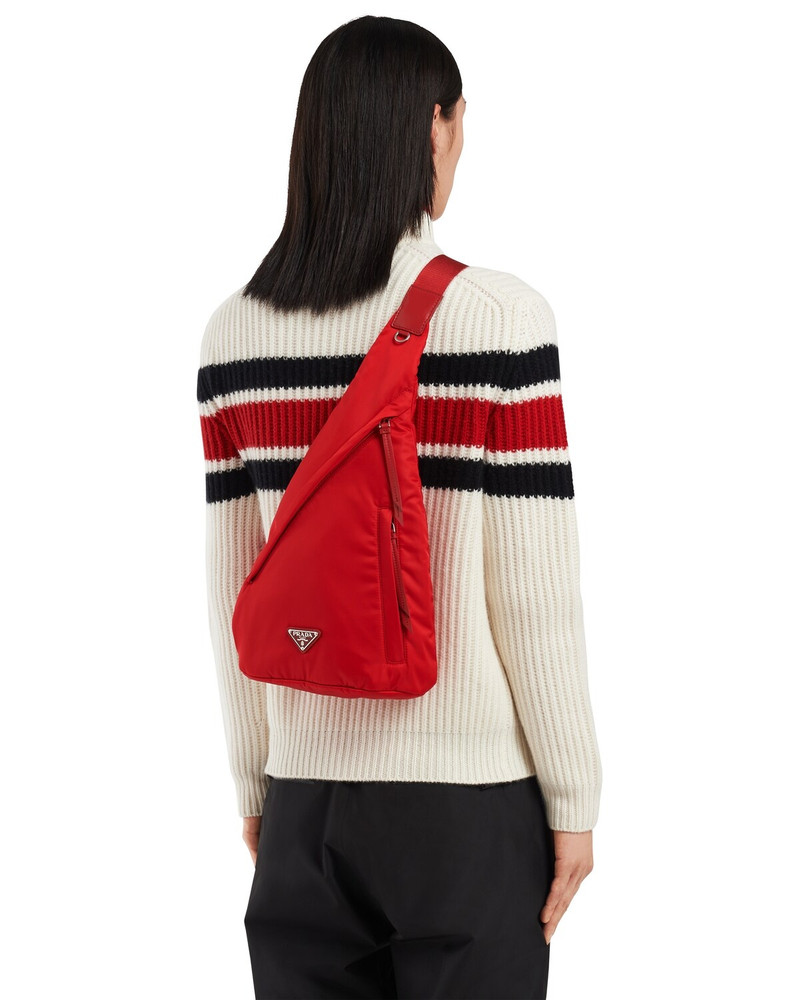 Prada Re-Nylon and leather backpack outlook