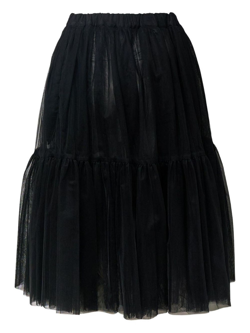 Comme des Garçons GIRL Teiban nylon midi skirt outlook