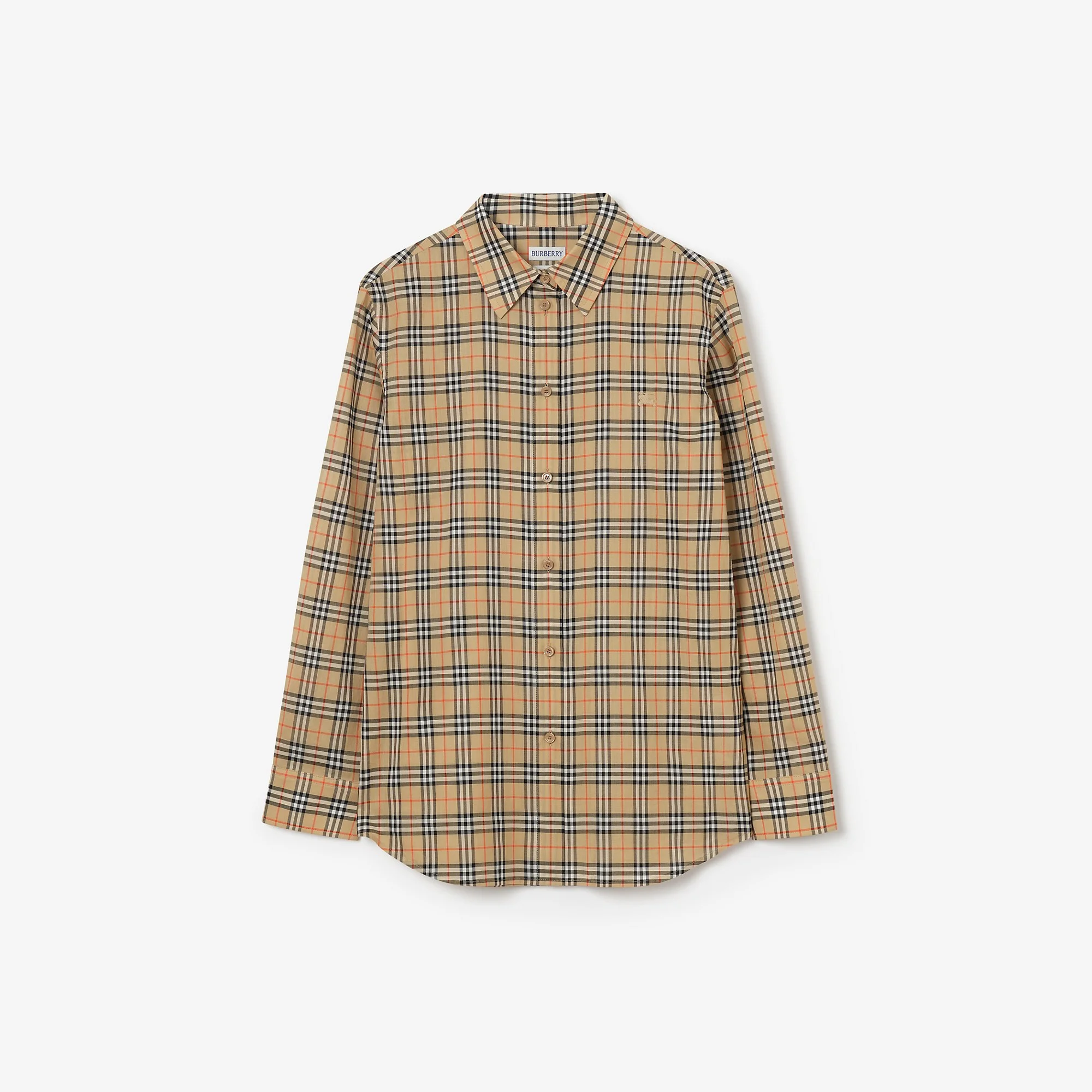 Classic Fit Check Cotton Shirt - 1