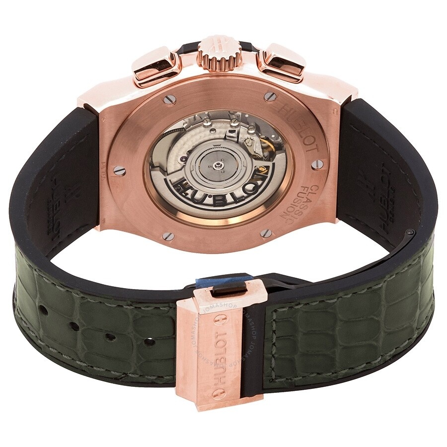Hublot Classic Fusion Chronograph Automatic Green Sunray Dial Men's Watch 521.OX.8980.LR - 3