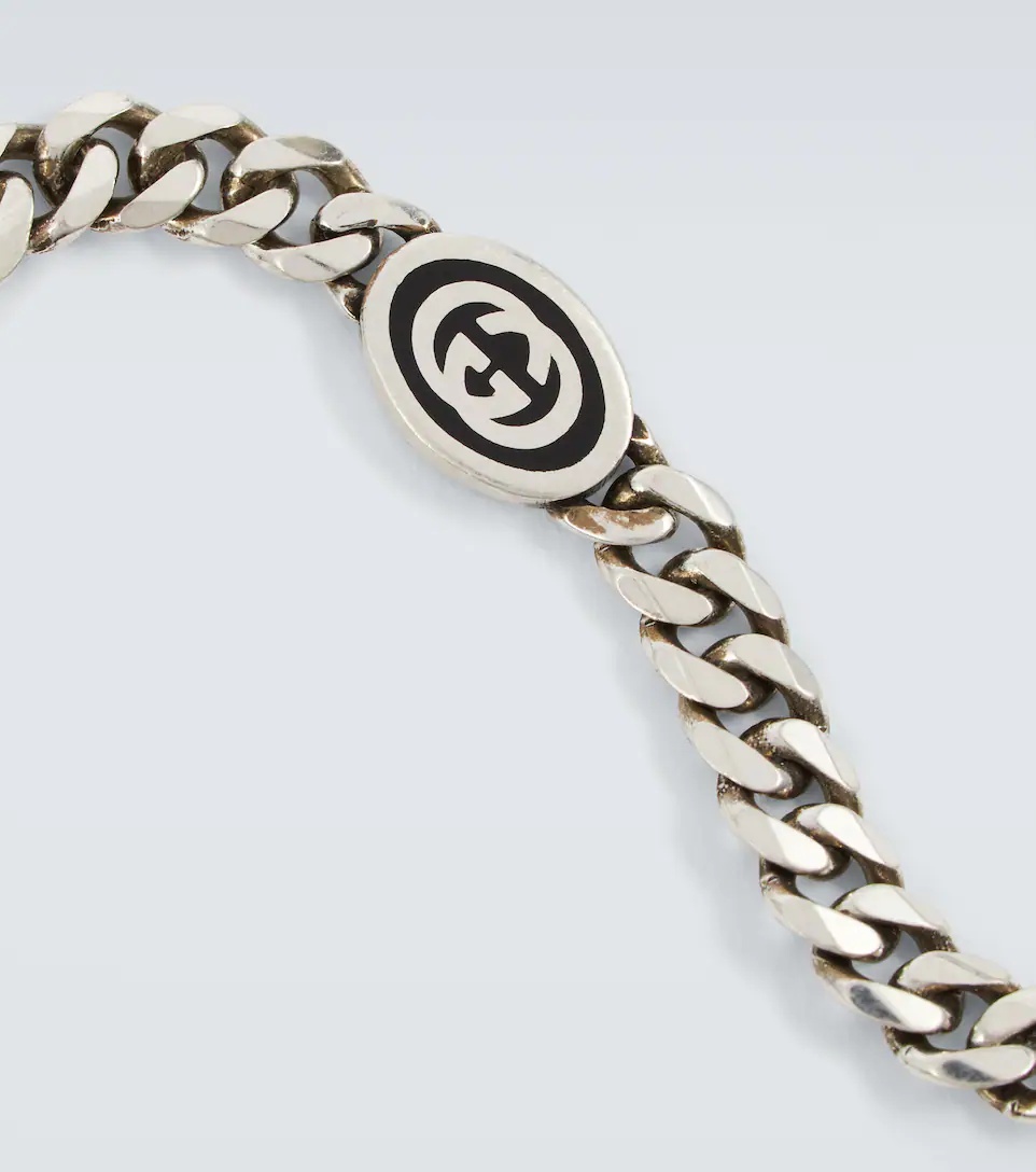Sterling silver chain bracelet - 4