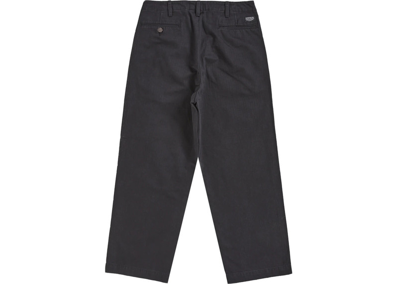 Supreme Supreme Washed Herringbone Chino Pant Black outlook