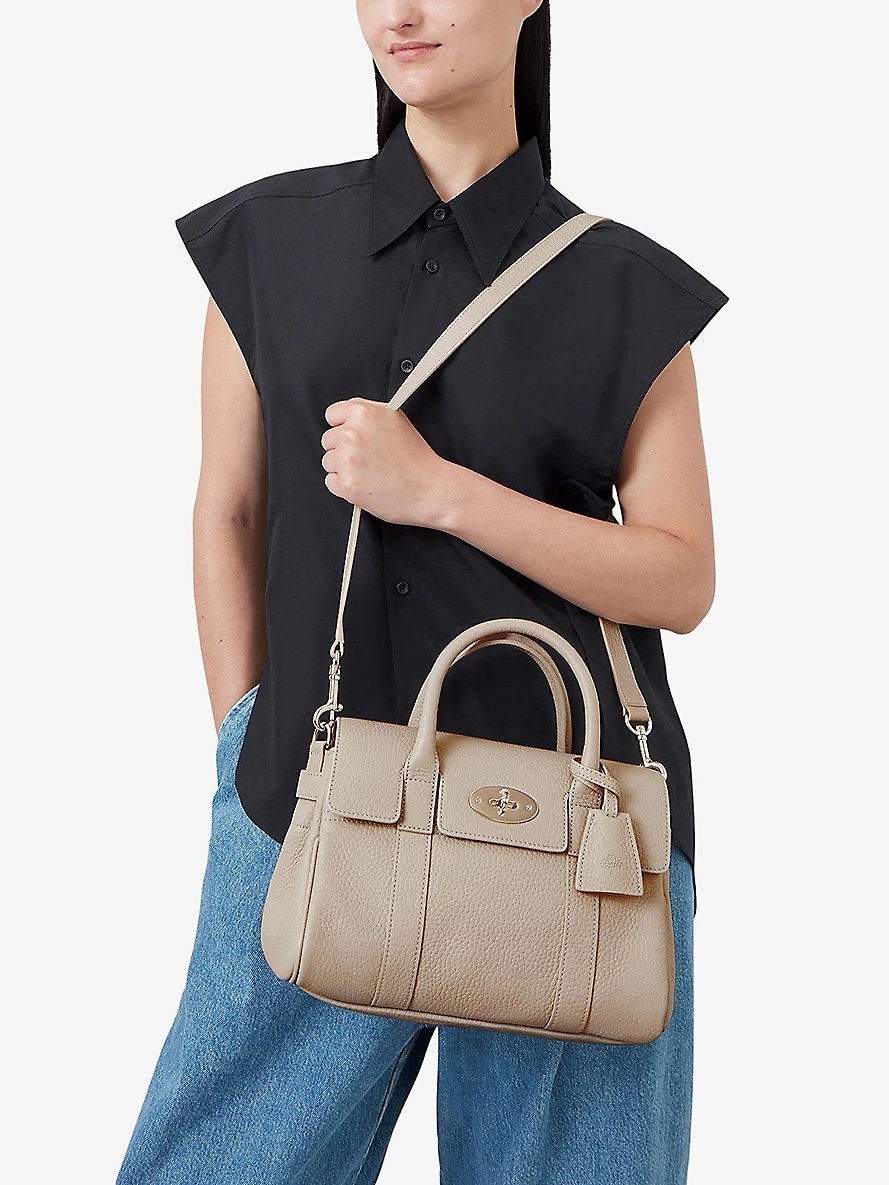 Bayswater small leather top-handle bag - 6