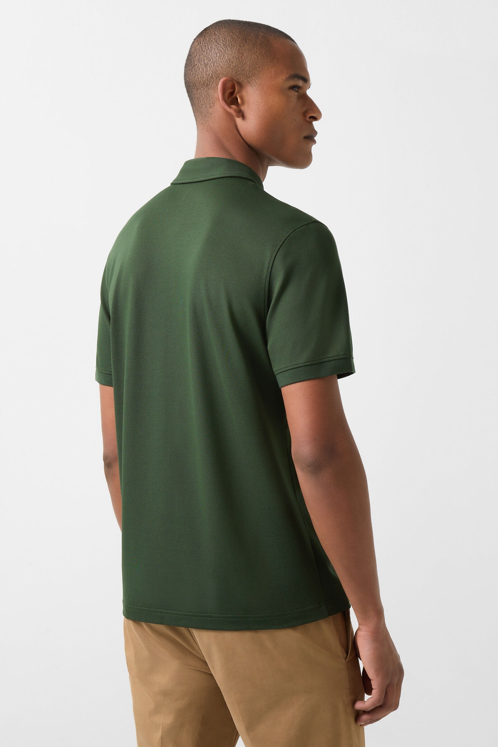 Timo Polo shirt in Olive green - 3