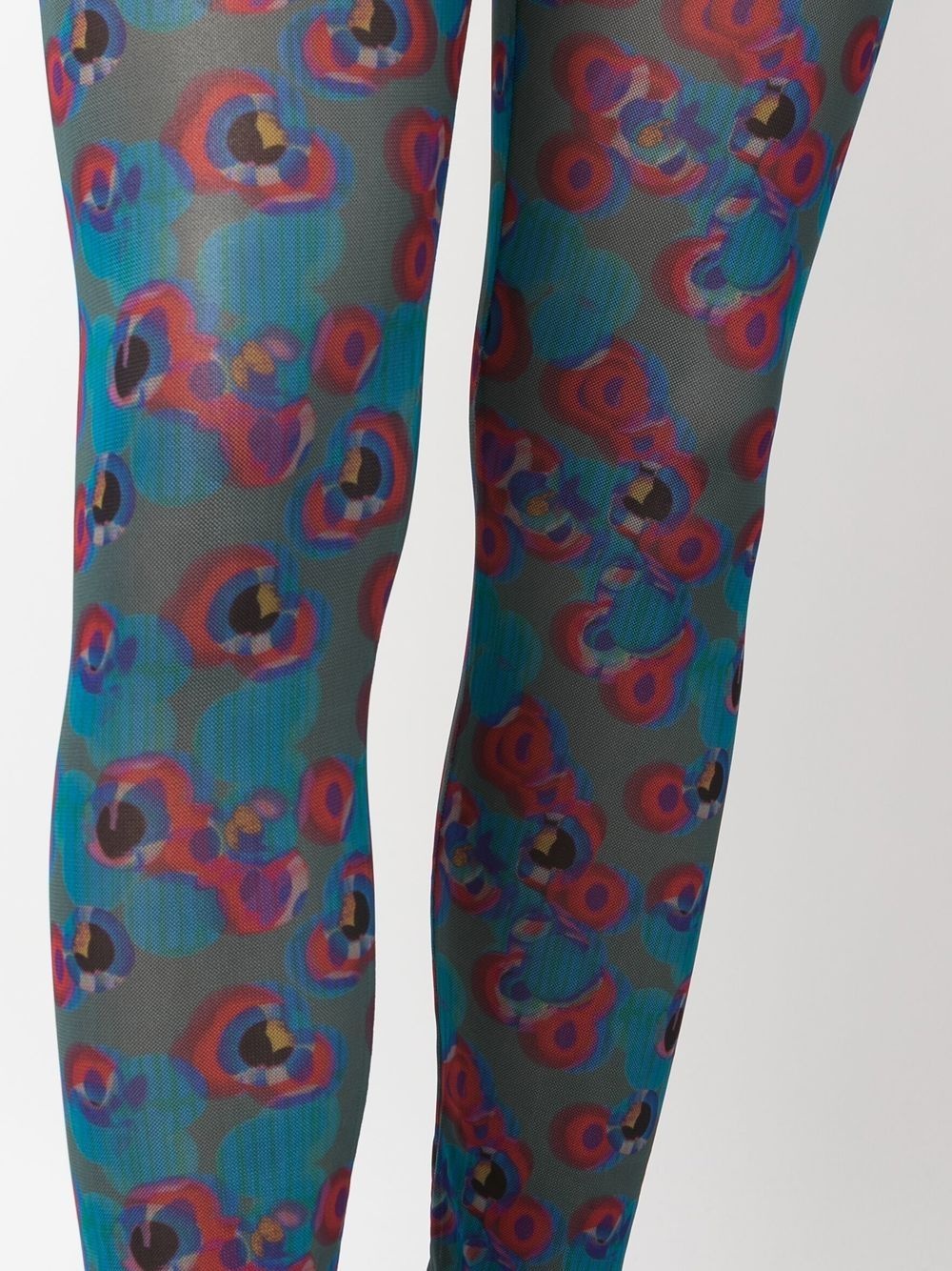 floral-print leggings - 5