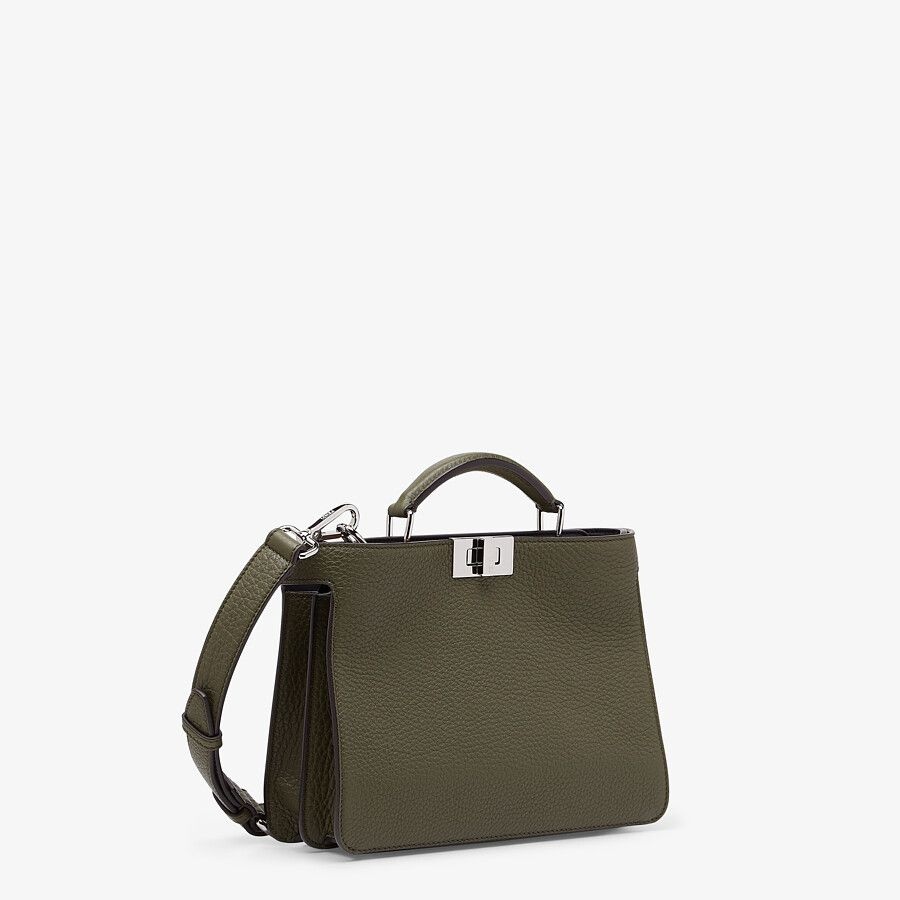 Green leather bag - 3