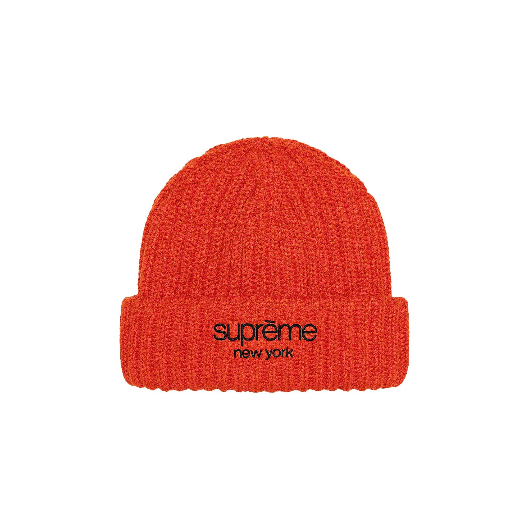 Supreme Ribbed Beanie 'Burnt Orange' - 1