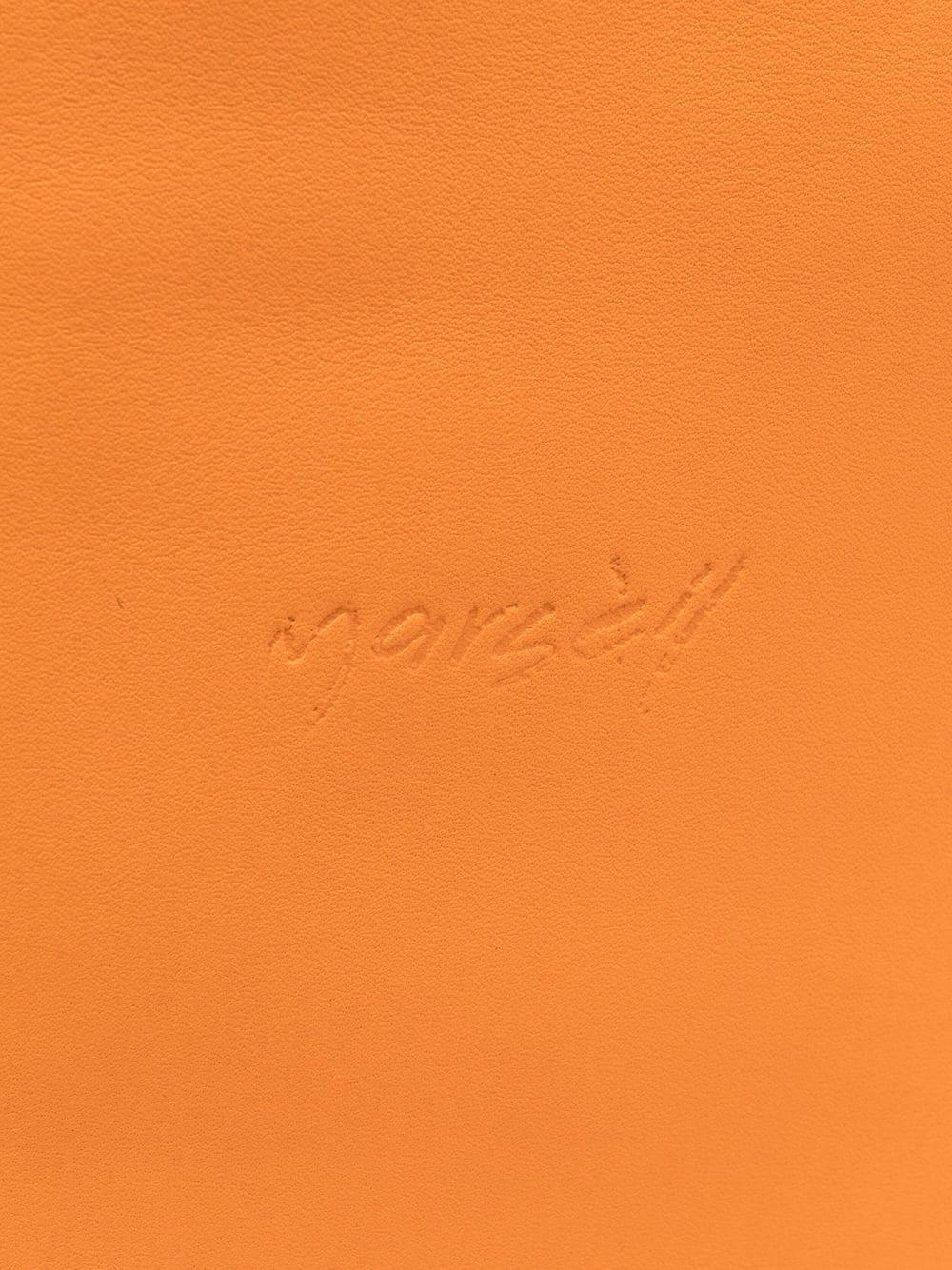 embossed-logo leather tote bag - 4