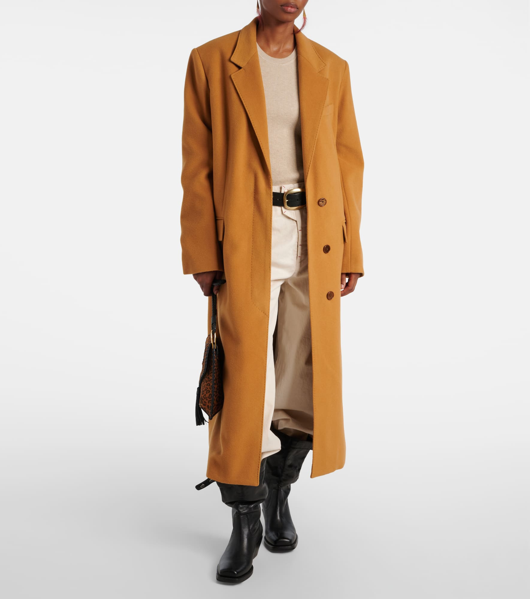 Ellenita wool-blend coat - 2