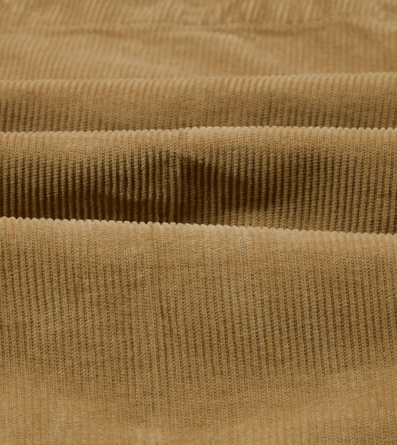 Sand Cotton Corduroy Wide Leg Double Pleat Chino 3