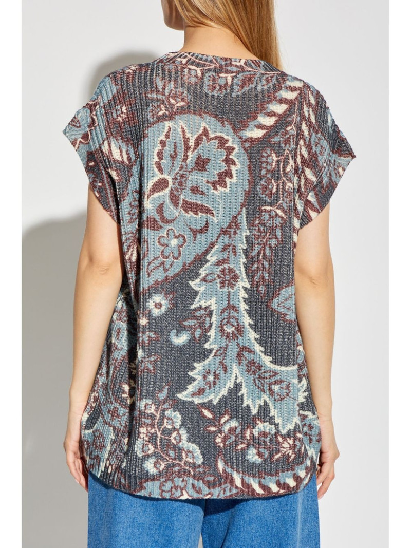 paisley-print wool top 4