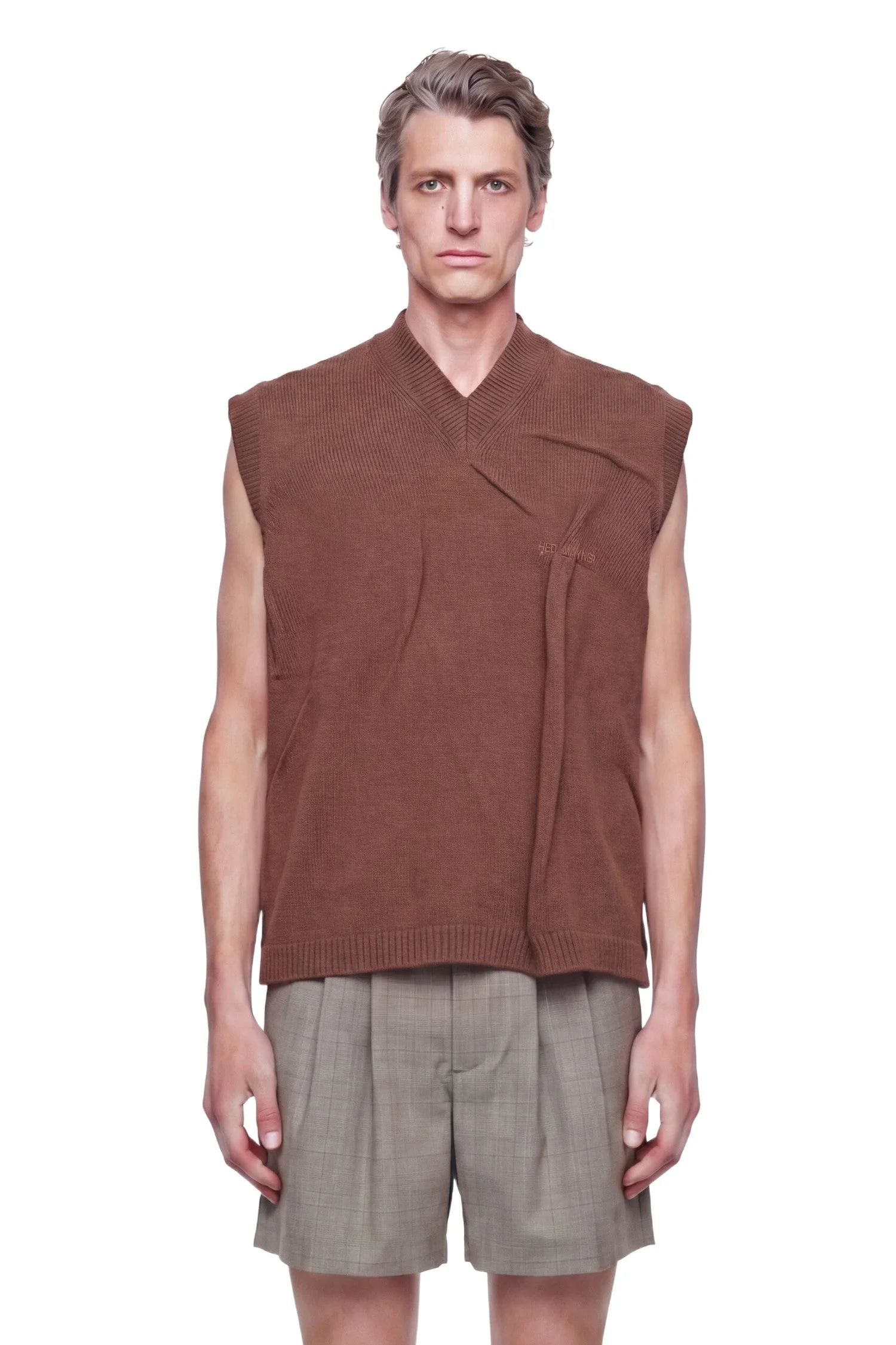 V-neck Logo Gilet - 1