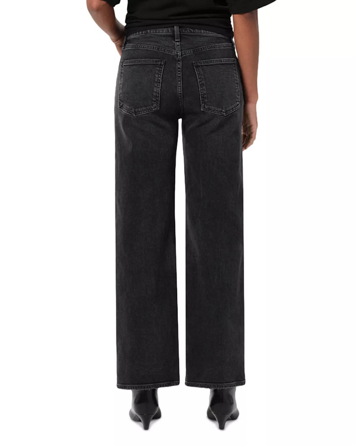 Harper Mid Rise Relaxed Straight Jeans in Radius - 3