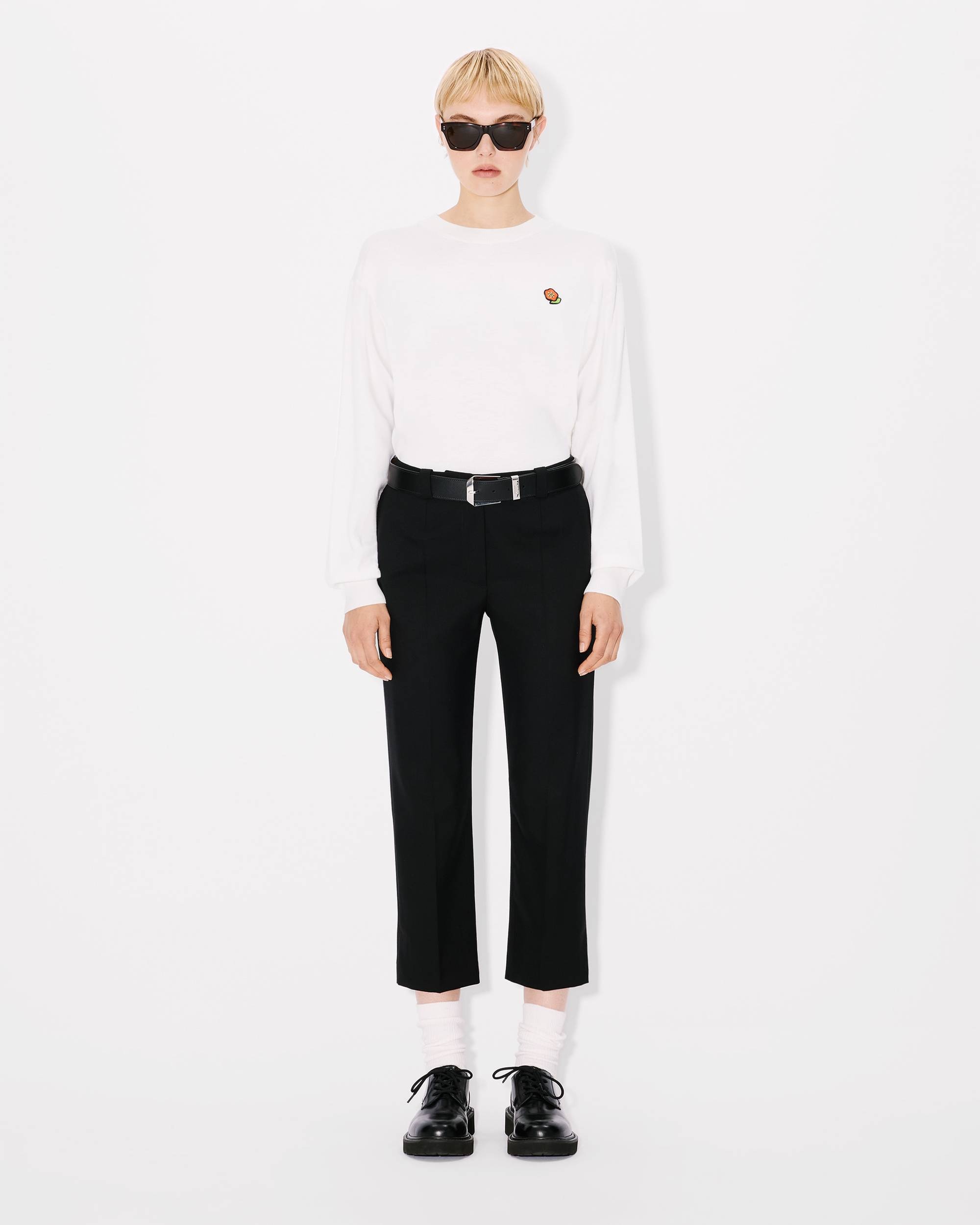 'KENZO Pop' embroidered jumper in merino wool - 5