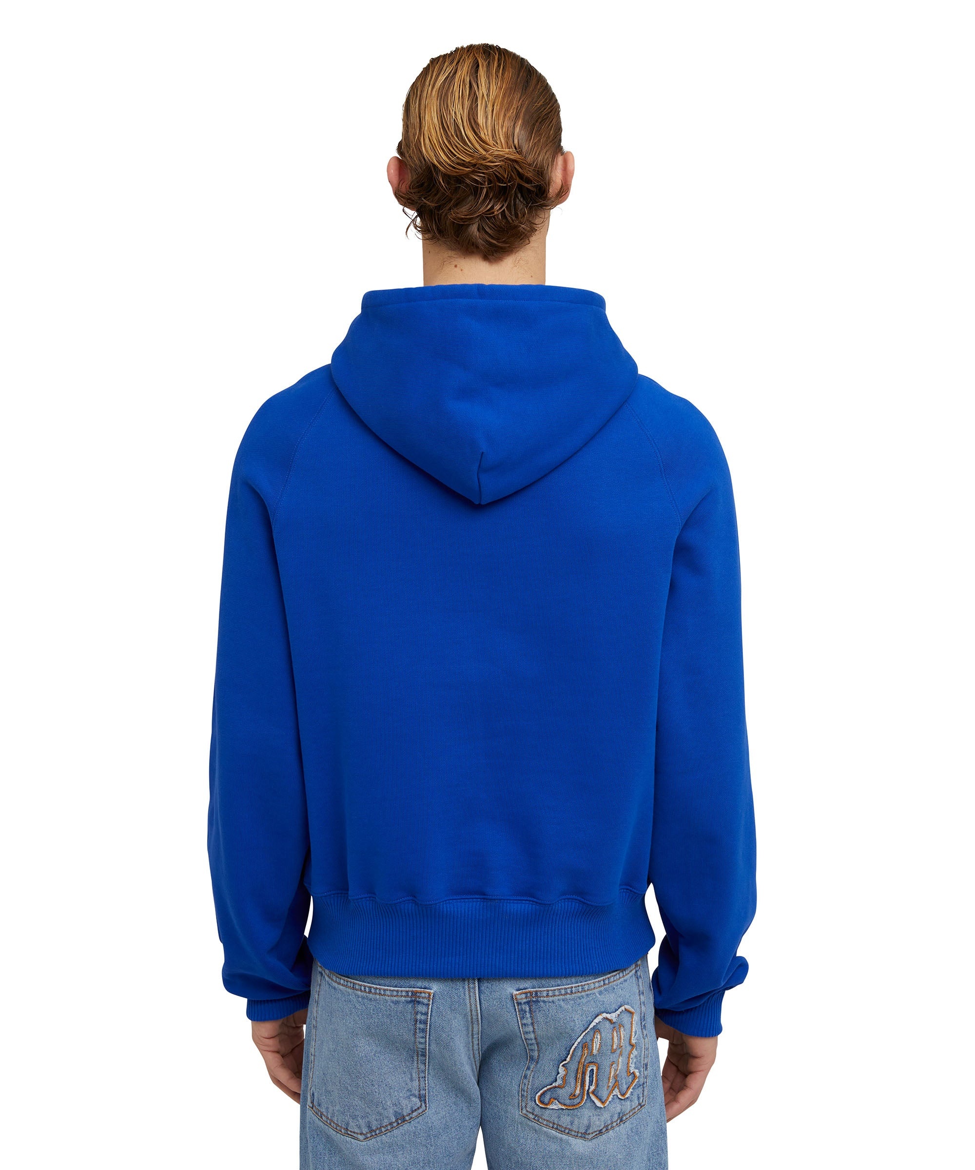 Cotton hooded sweatshirt with MSGM "M" mascot print - 3
