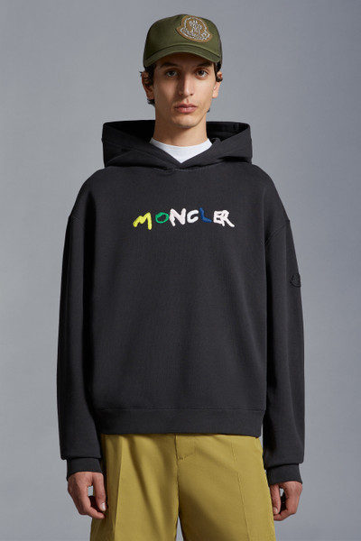 Moncler Embroidered Logo Hoodie outlook