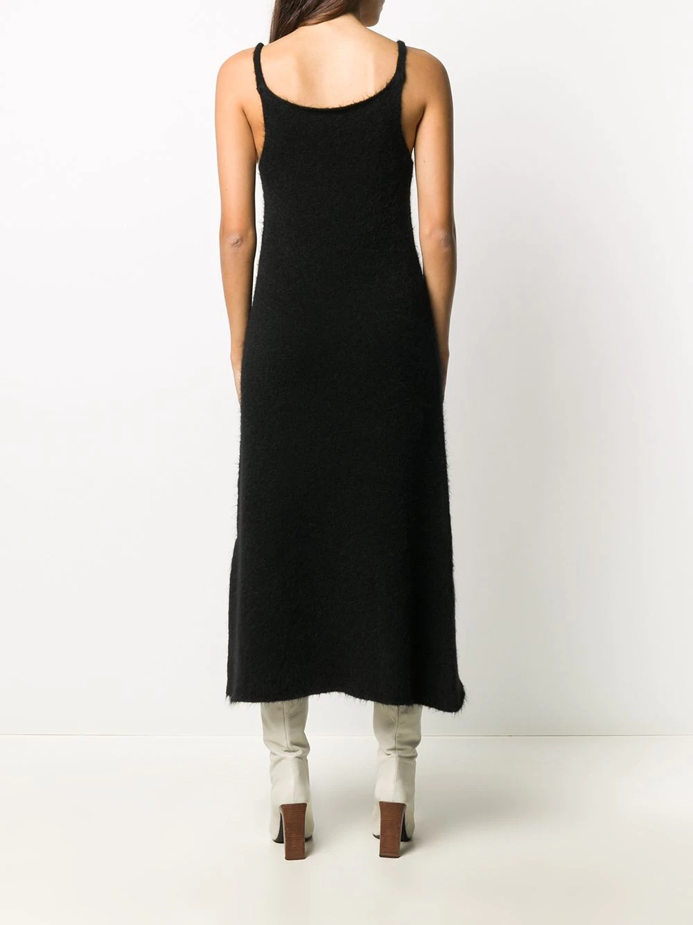 sleeveless knitted dress - 4