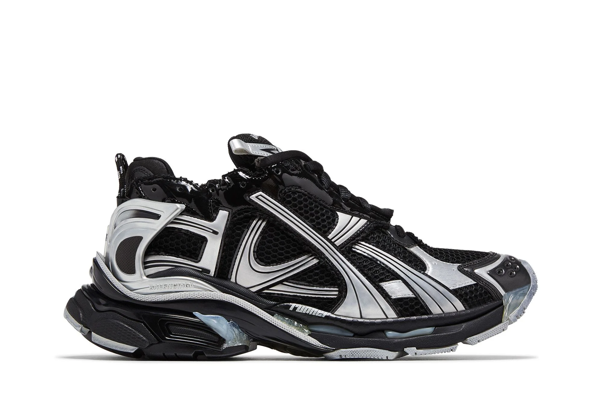 Balenciaga Runner Sneaker 'Black Silver' - 1