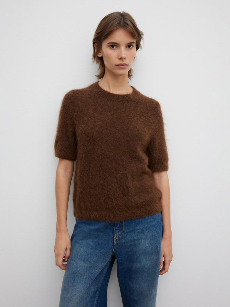 House of Dagmar Brushed alpaca top outlook